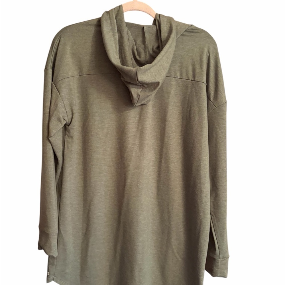 Athletic Works Ladies Dri More Green Heathered Hoodie-Pullover Sweater-Medium - Picture 2 of 12